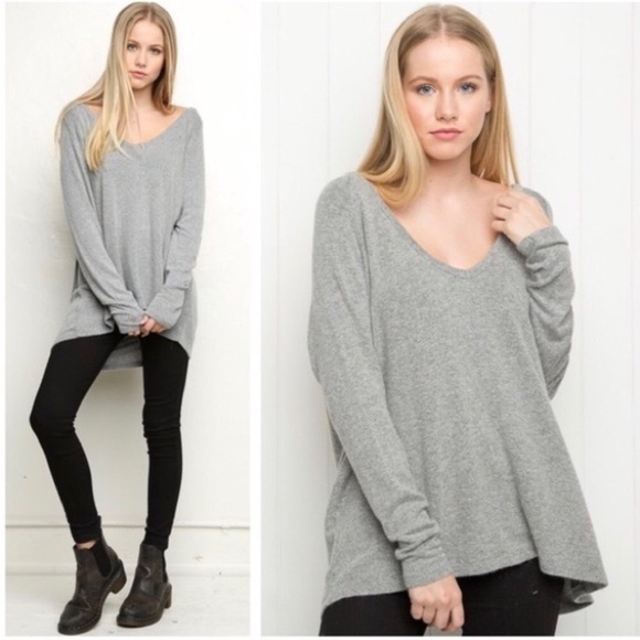 Brandy Melville Sweaters - 🎉Brandy Melville Deep V Wool Sweater🎉